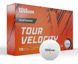 Wilson Tour Velocity Distance palline da golf 2025 (15 palle)