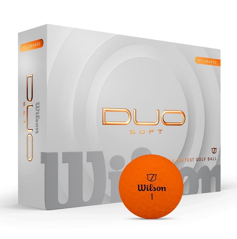 Wilson Duo Soft palline da golf, arancioni