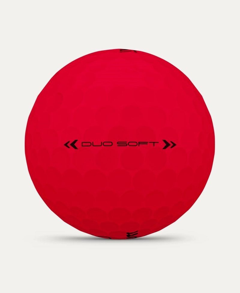 Wilson Duo Soft palline da golf, rosse
