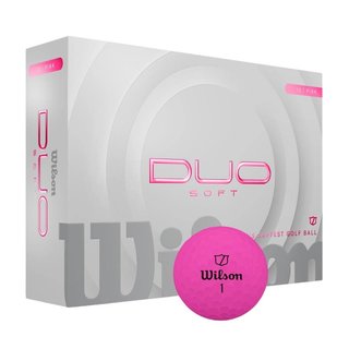 Wilson Duo Soft palline da golf, rosa