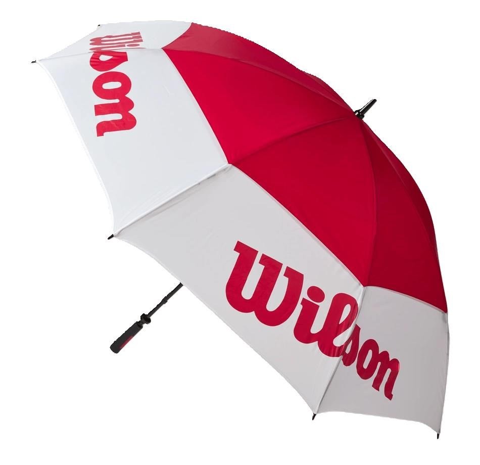 Wilson Tour ombrello 68", bianco/rosso