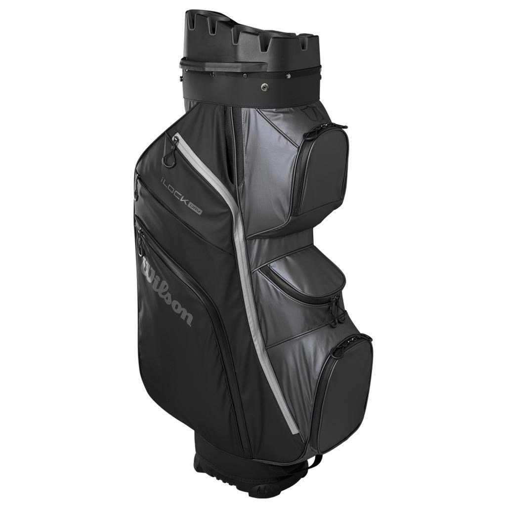 Wilson I-Lock Dry cart bag, nero/grigio