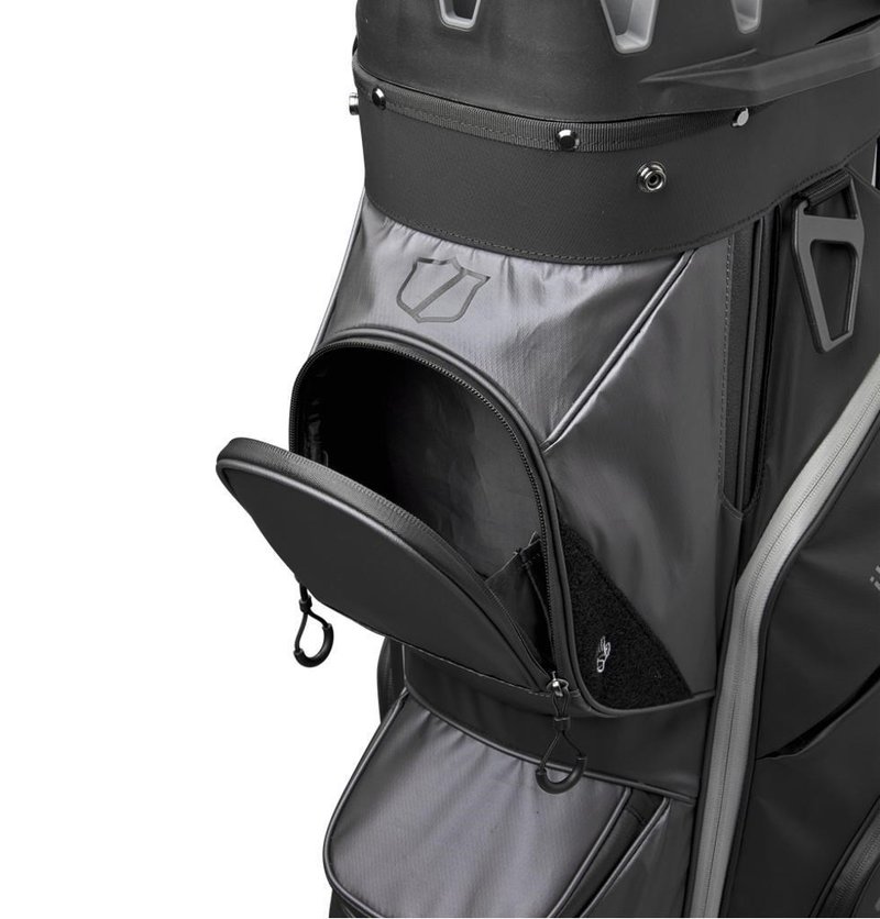 Wilson I-Lock Dry cart bag, nero/grigio