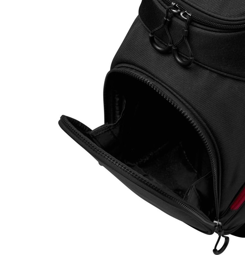 Wilson I Lock cart bag, nero/rosso
