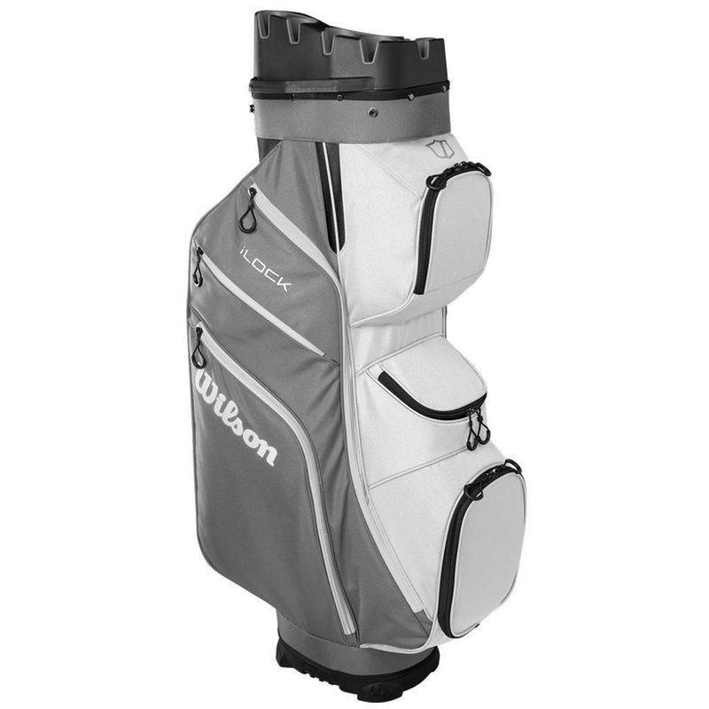Wilson I Lock cart bag, grigio/bianco/nero