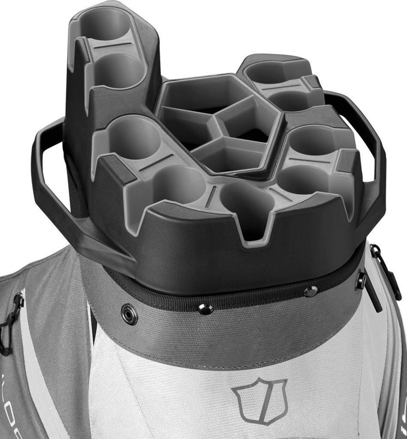 Wilson I Lock cart bag, grigio/bianco/nero