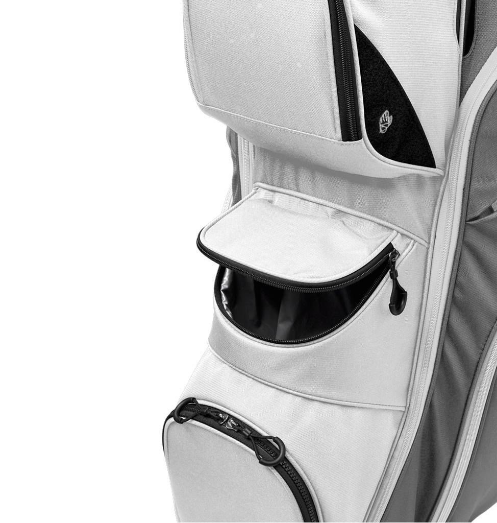 Wilson I Lock cart bag, grigio/bianco/nero
