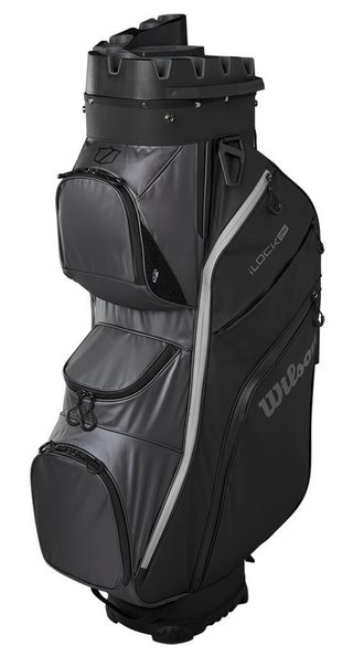 Wilson I Lock cart bag, nero/grigio