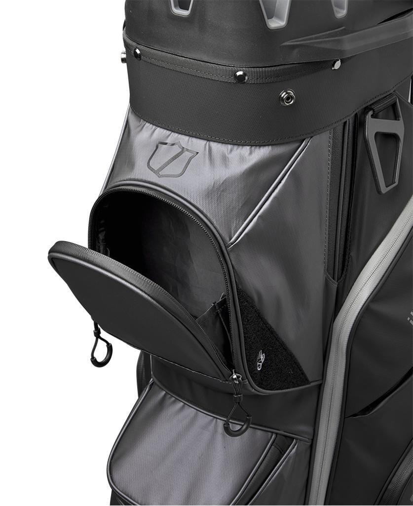 Wilson I Lock cart bag, nero/grigio