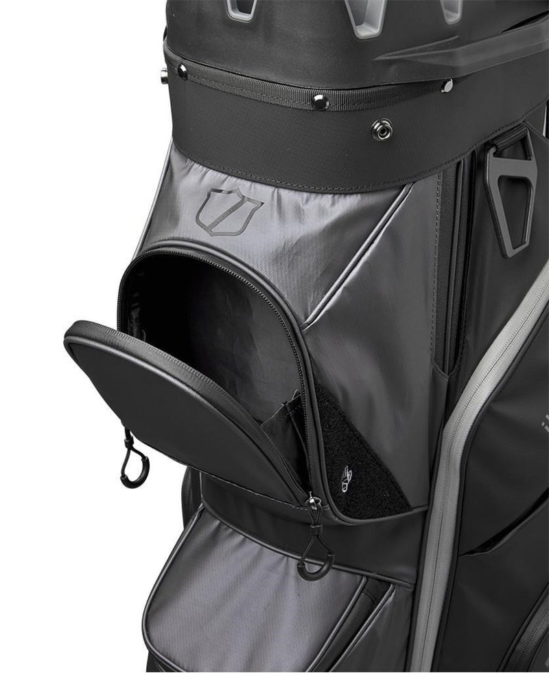 Wilson I Lock cart bag, nero/grigio