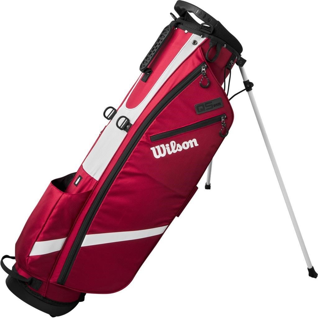Wilson QS Quiver Carry stand bag, rosso/bianco/nero