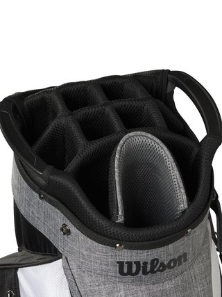 Wilson Feather cart bag, nero/grigio/bianco