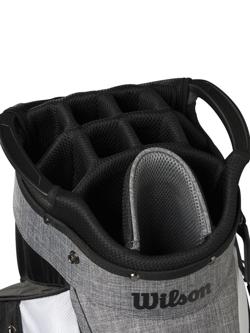 Wilson Feather cart bag, nero/grigio/bianco