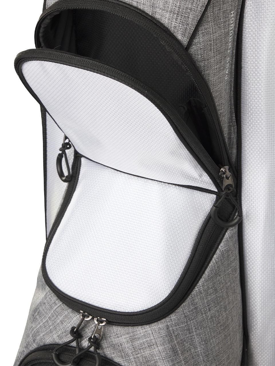 Wilson Feather cart bag, nero/grigio/bianco