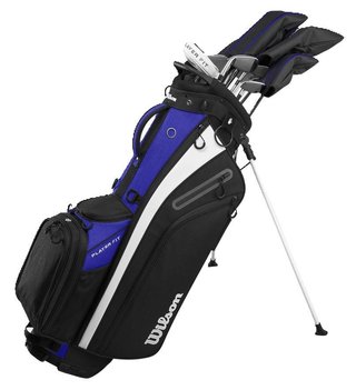Wilson PlayerFit Premium set golf da uomo, acciaio, + borsa stand