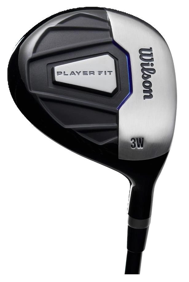 Wilson Player Fit Premium set da golf da uomo, grafite + borsa da carrello, rosso