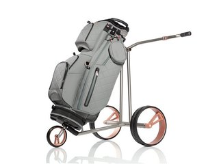 JuCad Phantom Titan Rose 2.0 carrello elettrico + borsa da trasporto, titanio