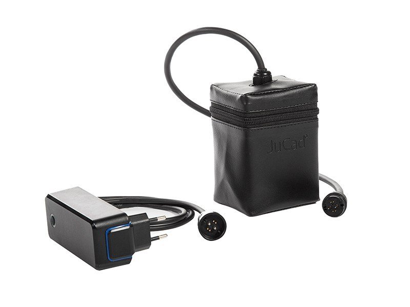 JuCad Phantom Titan Rose 2.0 carrello elettrico + borsa da trasporto, titanio