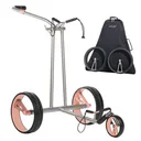 JuCad Phantom Titan Rose 2.0 carrello elettrico + borsa da trasporto, titanio