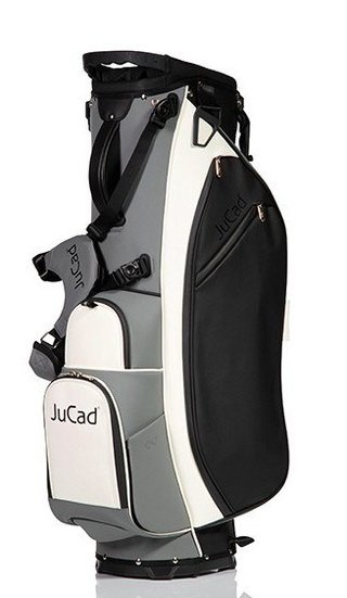 JuCad 2in1 FIirst Class stand bag, nero/grigio/bianco