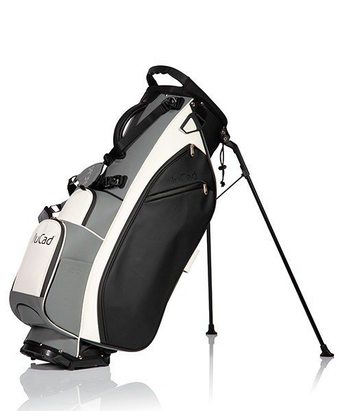 JuCad 2in1 FIirst Class stand bag, nero/grigio/bianco