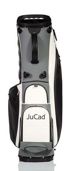 JuCad 2in1 FIirst Class stand bag, nero/grigio/bianco