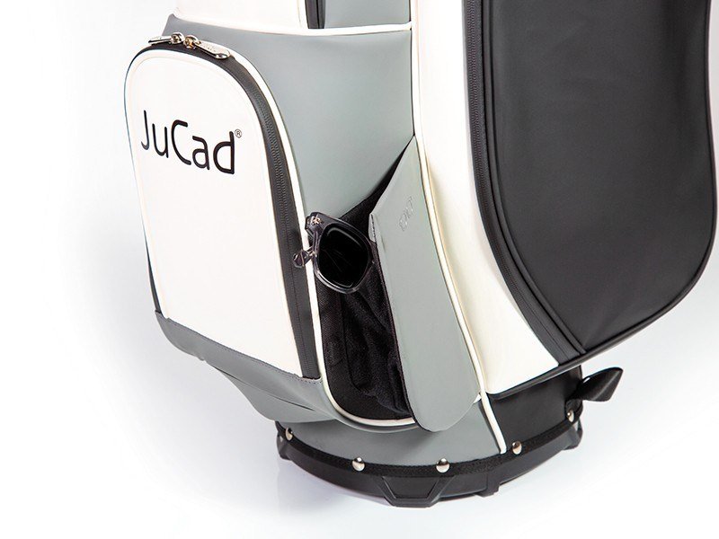 JuCad 2in1 FIirst Class stand bag, nero/grigio/bianco