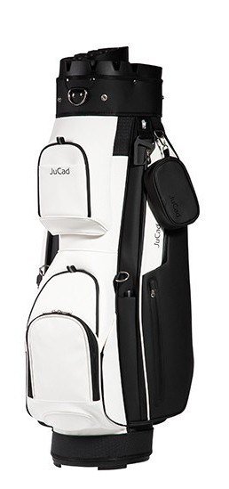 JuCad First Class Revolution cart bag, nero/bianco