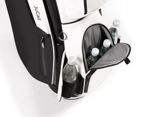 JuCad First Class Revolution cart bag, nero/bianco
