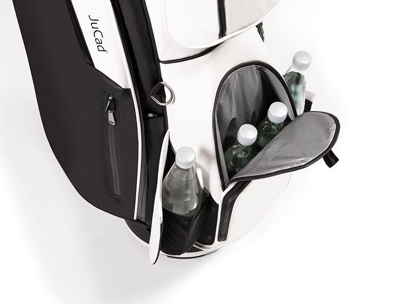JuCad First Class Revolution cart bag, nero/bianco