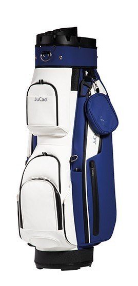 JuCad First Class Revolution cart bag, royal blue/white