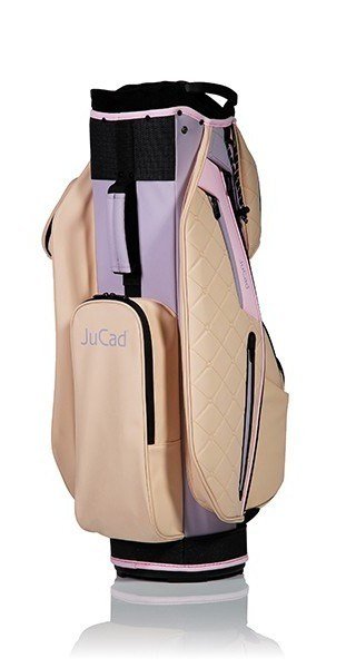 JuCad First Class cart bag, beige/lilla/rosa