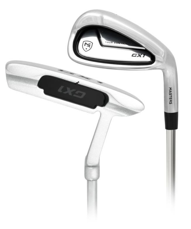 Masters GX1 Gts set golf da uomo, grafite, + borsa stand, nero/grigio/bianco