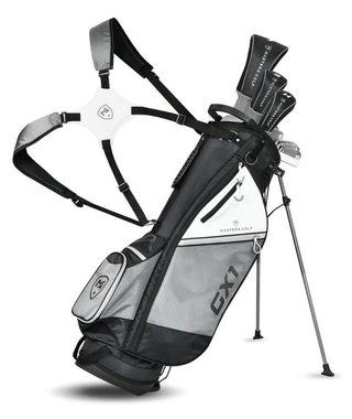 Masters GX1 Gts set da golf da uomo, grafite, MLH + stand bag, nero/grigio/bianco