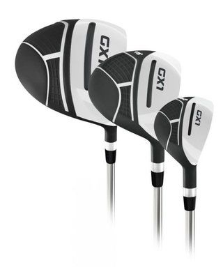 Masters GX1 Gts set da golf da uomo, grafite, MLH + stand bag, nero/grigio/bianco