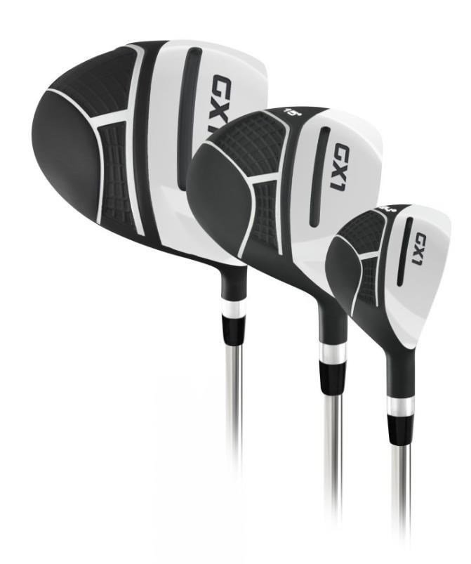 Masters GX1 Gts set da golf da uomo, grafite, MLH + stand bag, nero/grigio/bianco