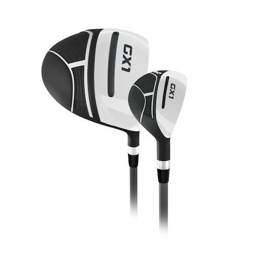 Masters GX1 Gts mezzo set da golf da uomo, grafite + stand bag, nero/grigio/bianco