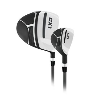 Masters GX1 Gts mezzo set da golf da uomo, grafite + stand bag, nero/grigio/bianco