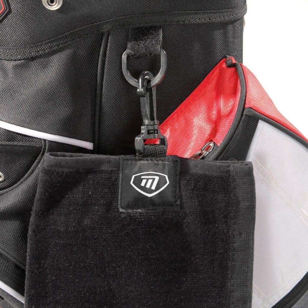 Masters Golf Masters Tri-Fold asciugamano da golf, nero