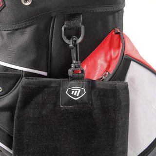 Masters Golf Masters Tri-Fold asciugamano da golf, nero