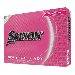 Srixon Soft Feel Lady palline da golf da donna, rosa