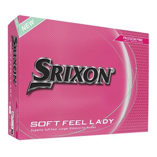 Srixon Soft Feel Lady palline da golf da donna, rosa