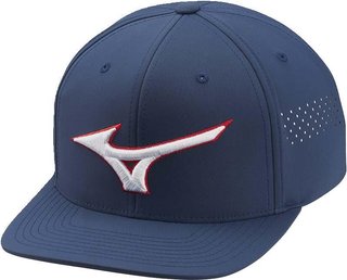 Mizuno Tour Flat Snapback cappellino da uomo, navy