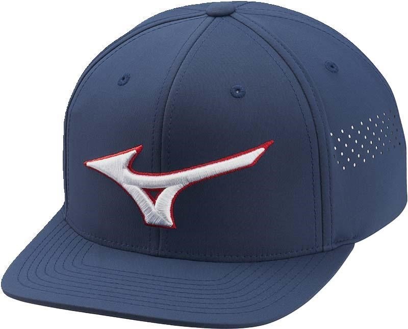Mizuno Tour Flat Snapback cappellino da uomo, navy