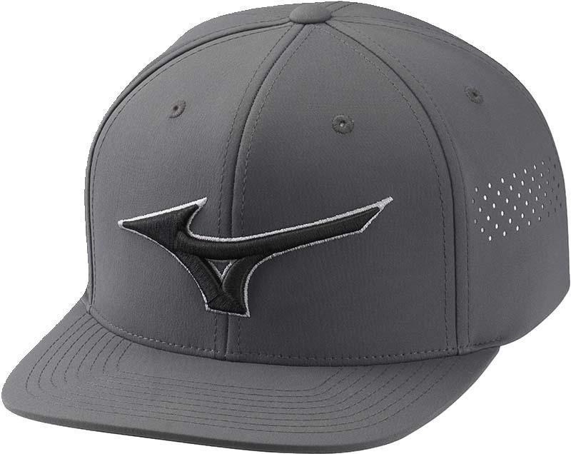 Mizuno Tour Flat Snapback cappellino da uomo, dark charcoal