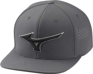 Mizuno Tour Flat Snapback cappellino da uomo, dark charcoal