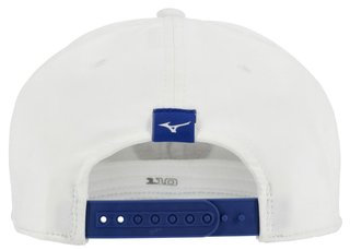Mizuno Crossed Clubs Snapback cappellino da golf, bianco