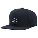 Mizuno Crossed Clubs Snapback cappellino da golf, navy