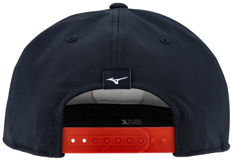 Mizuno Crossed Clubs Snapback cappellino da golf, navy