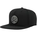 Mizuno Crossed Clubs Snapback cappellino da golf, nero